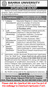 Bahria University Health Sciences Campus Karachi Jobs July 2025 Application Form Lab / Library Assistant & Others Latest